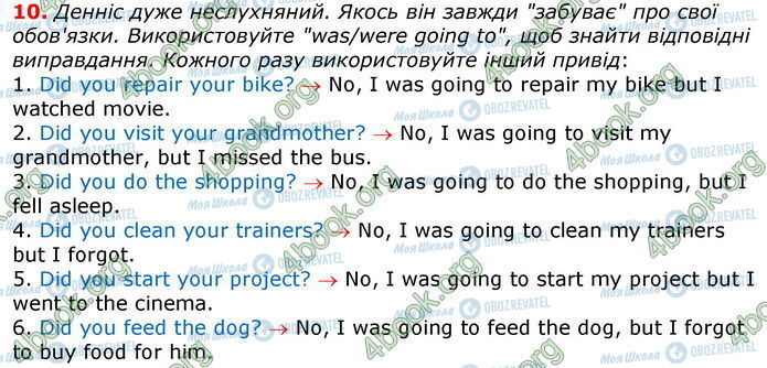 ГДЗ Англійська мова 11 клас сторінка 10